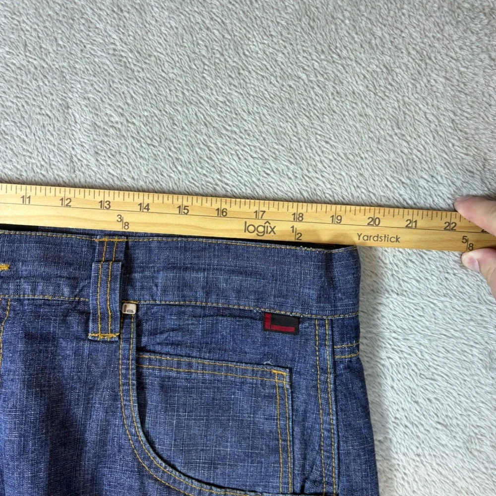 FUBU Shorts Mens 38 The‎ Collection Carpenter Baggy Relaxed Denim Blue Y2K
